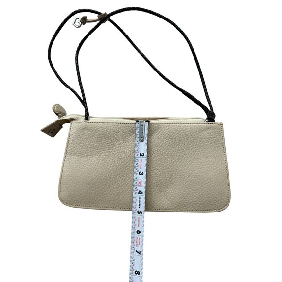 BRIGHTON Beige Colorblock Leather Shoulder Bag - Picture 5 of 10